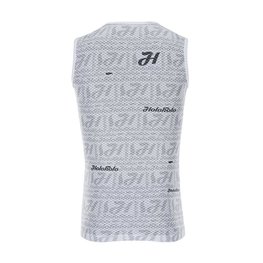 HOLOKOLO Tricou de ciclism fără mâneci - BREEZE - alb